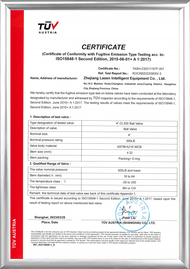 TUV ISO15848 certifikat (4